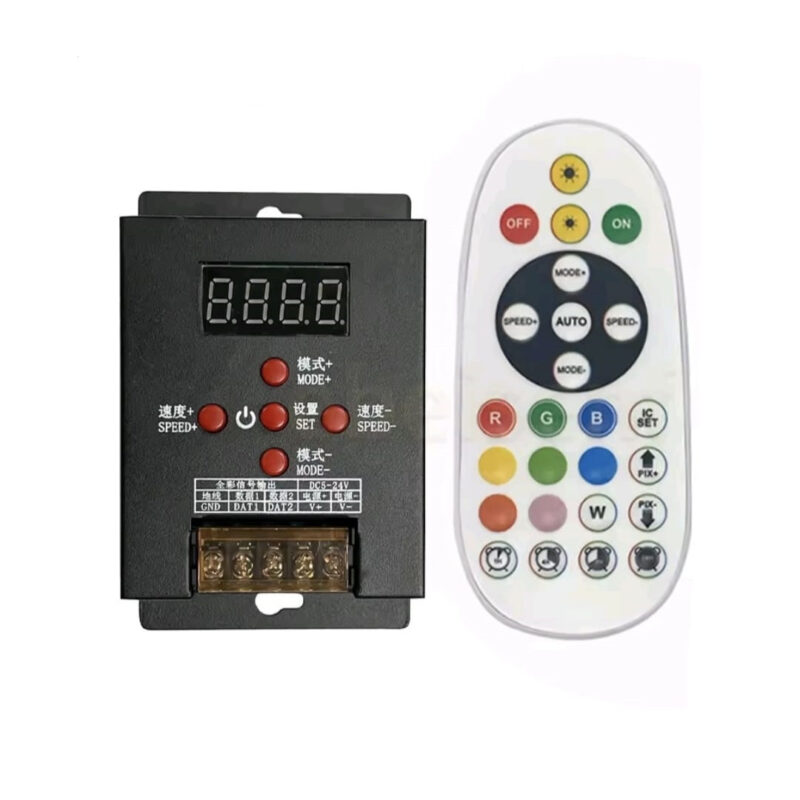 Controlador LED T-500 a todo Color , para WS2811/2812/1903 5050, tira de LED RGB Magic Dream Color