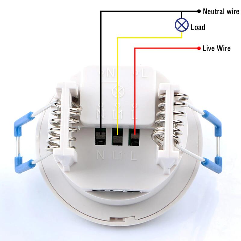 Interruptor de Sensor de movimiento PIR , 2A, DC12V y 24V - Weiled  Iluminación
