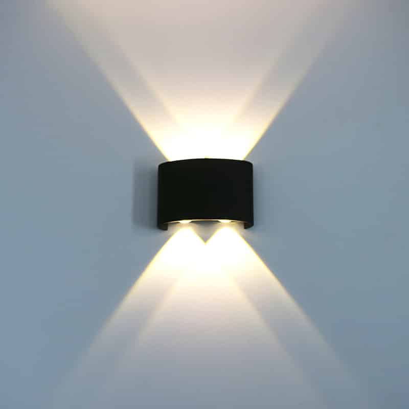 Lámpara Led de pared impermeable para exteriores,220V,Luz Calida