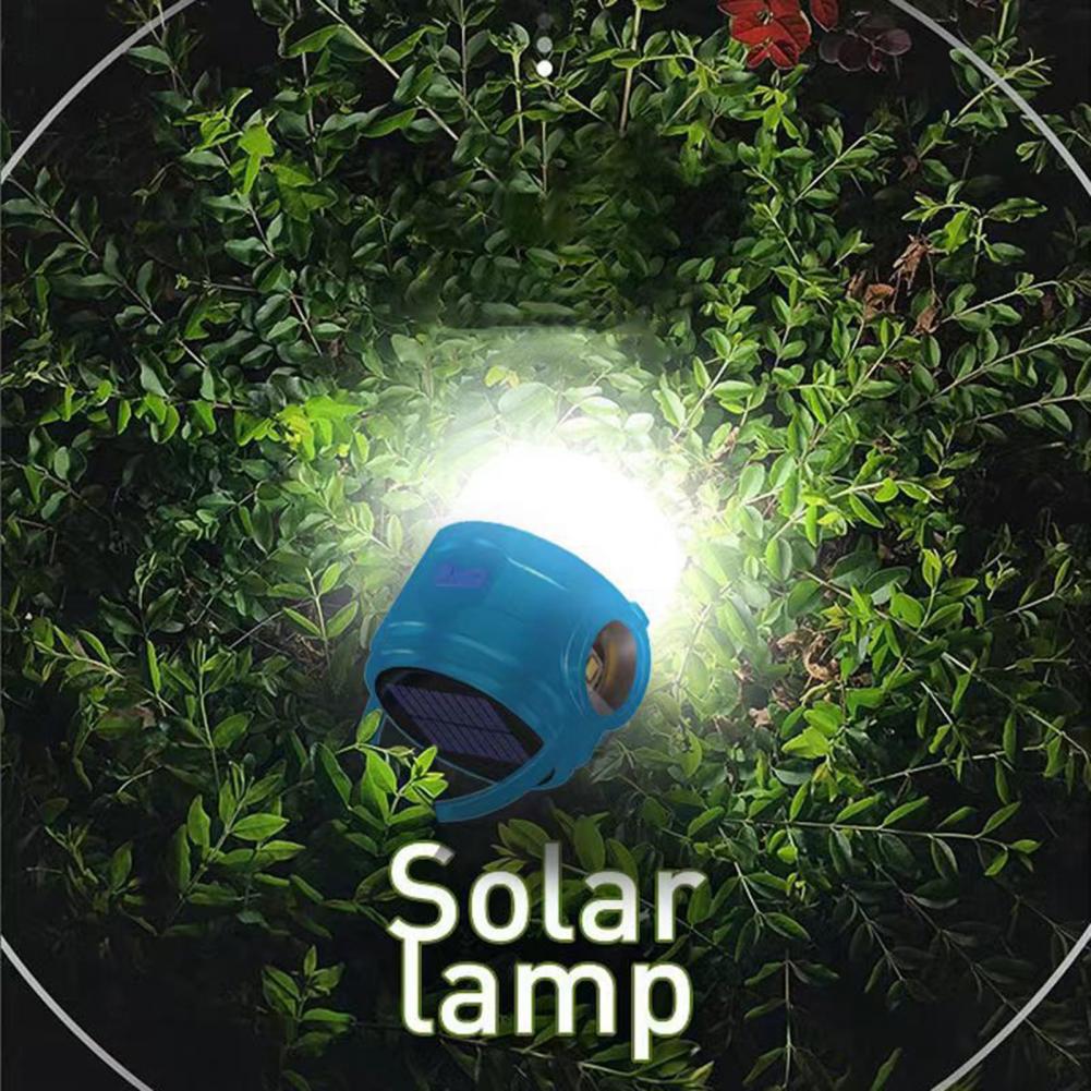Luz Solar para acampar, lámpara Solar LED USB para exteriores - Imagen 3