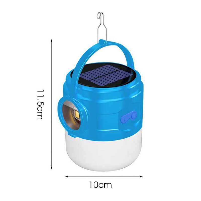 Luz Solar para acampar, lámpara Solar LED USB para exteriores - Imagen 2