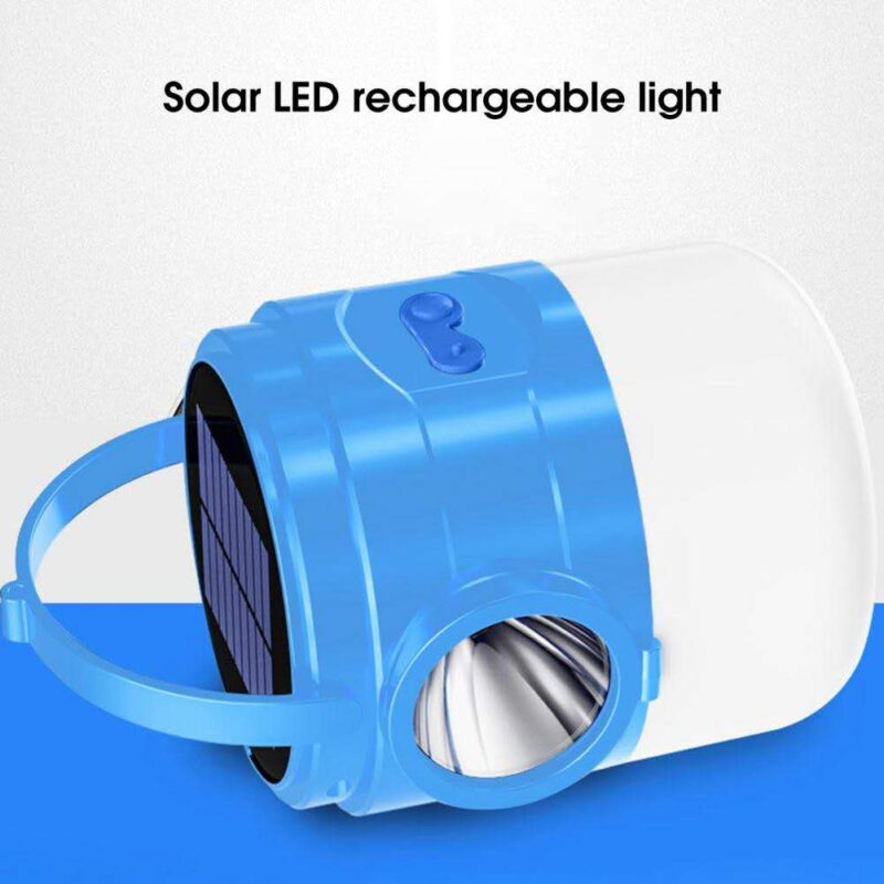 Luz Solar para acampar, lámpara Solar LED USB para exteriores - Imagen 3
